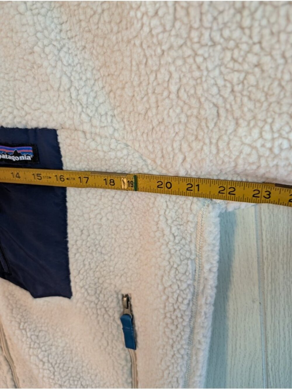 New Patagonia Men’s Size Large Classic Retro-X Jacket Pelican Wren Gold - Picture 7 of 8